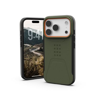 Чехол для мобильного телефона UAG iPhone 17 Pro Civilian MagSafe Olive/Orange (114545117297) | Зображення 7