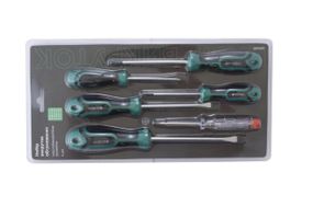 Набір викруток прогумованих SL3x75, SL5x100, SL6x125, PH0x75, PH1x100 (6 шт.) Стандарт СИЛА 3006881
