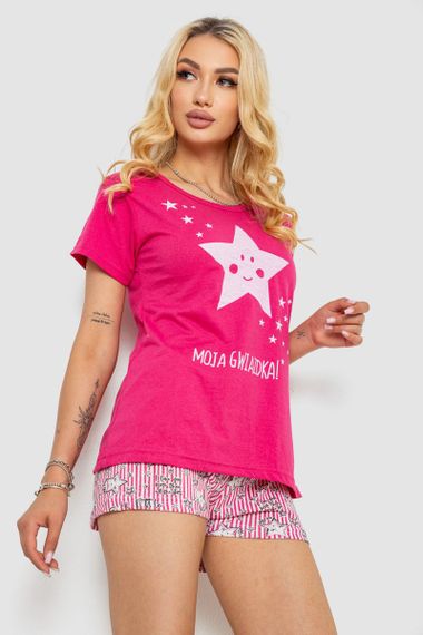 Пижама женская, цвет малиновый, 243R50713 | Зображення 2