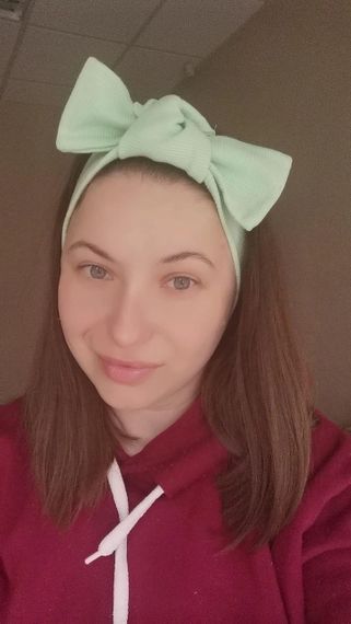 Пов'язка Настя 50-54рр у блакитному кольорі | Зображення 4