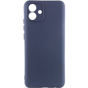 Чохол TPU GETMAN Liquid Silk Full Camera для Samsung Galaxy A05 Синій / Midnight Blue