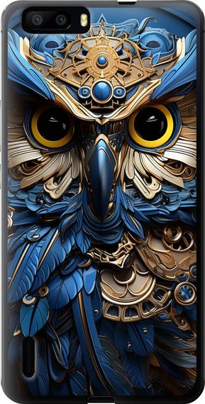 Чехол на Huawei Honor 6 Plus Сова v2 "5649u-179-17620"