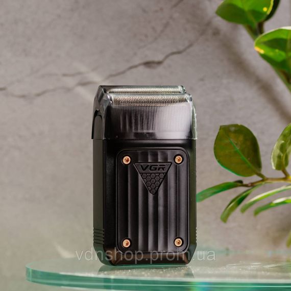 Электробритва мужская шейвер с двойным лезвием и LED-дисплеем VGR V-363 | Зображення 7