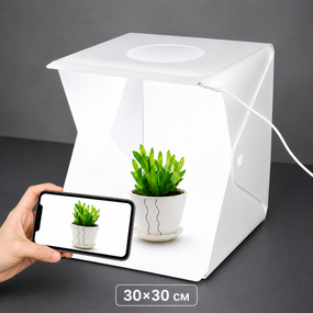 Фотобокс для макрозйомки Memos лайткуб 30x30 см