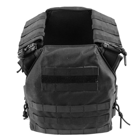 Плитоноска Plate Carrier с быстрым сбросом Cordura 1000 D Черная (black) | Зображення 6