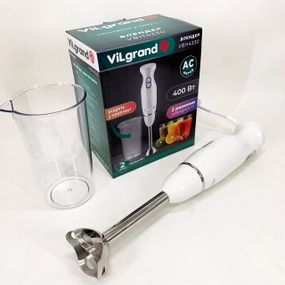 Блендер для кухні подрібнювач з чашею ViLgrand VBH4330 400 Вт, Блендери кухонні, Блендер подрібнювач CX-58