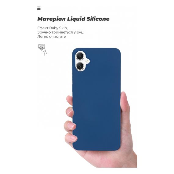 Чохол до мобільного телефона Armorstandart ICON Case Samsung A05 (A055) Dark Blue (ARM71802) | Зображення 6