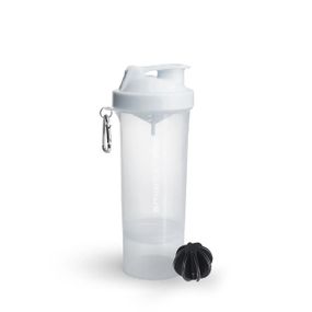 Шейкер спортивний SmartShake Slim 500ml Pure White