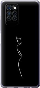 Чехол на Infinix Note 10 Pro Силуэт1 "4590u-2709-17620"