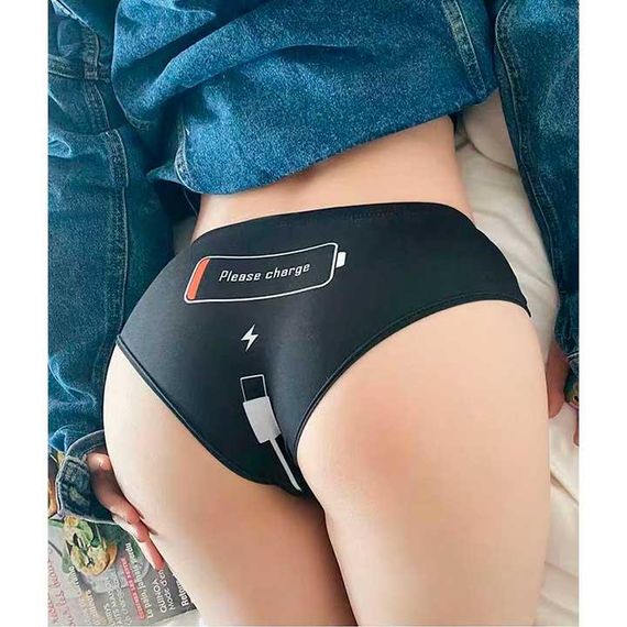 Жіночі трусики "Please charge"