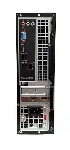 Комп'ютер Dell Inspiron 3470 SFF / Intel Core i3-8100 (4 ядра по 3.6 GHz) / 16 GB DDR4 / 256 GB SSD M.2 / AMD Radeon E9173, 2 GB GDDR5, 64-bit / Win 10 Home б/в | Зображення 2