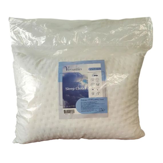 Подушка на молнии Versailles Sleep Cloud VS-P-5070 50х70 см белая | Зображення 1