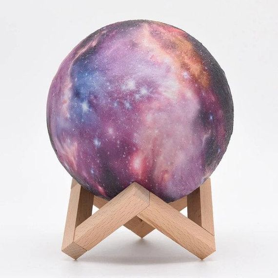 Настільний сенсорний світильник – нічник Місяць Magic 3D RGB Moon Light з пультом