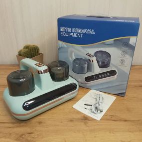 Зеленый  Беспроводной умный очиститель от клещей с ультрафиолетовой стерилизацией и HEPA-фильтром