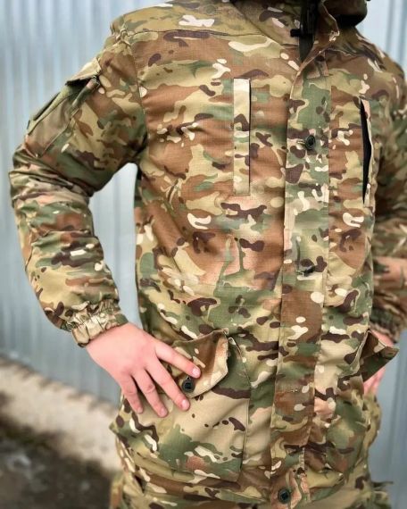 Костюм тактический Горка 5 полудемисезон Мультикам с налокотниками и наколенниками | Зображення 7