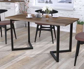 Стол обеденный Loft Design Эхо орех-модена