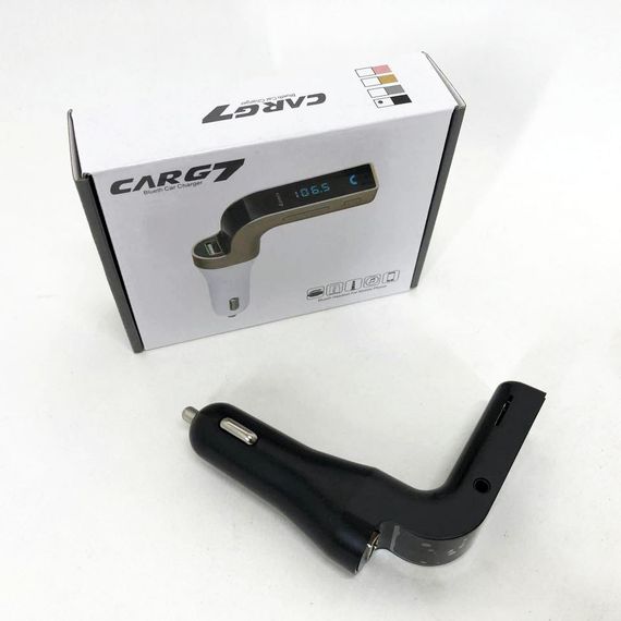 Блютуз фм передавач для автомагнітоли FM MOD G, Fm модулятор для автомобіля, Блютуз трансмітер ZG-890 для авто | Зображення 5