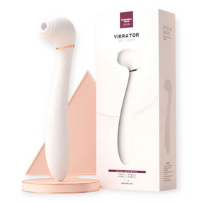 Вибромассажёр вакуум и вибрация "Desirable wand", 10 режимов цвет белый sexstyle