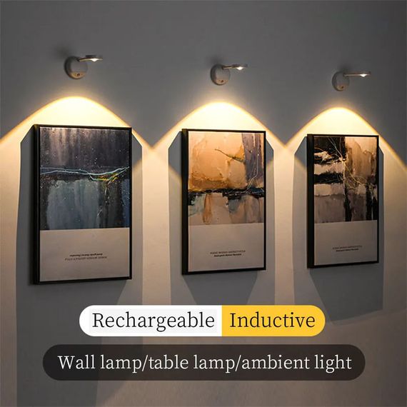 Настольная лампа LED с датчиком движения 3 colour light MZ-L2201 Black | Зображення 2