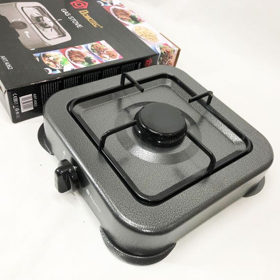 Газовая плита DOMOTEC MS-6601 на 1 конфорку. Цвет: серый VM-38 | Зображення 2