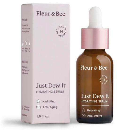Сиворотка Fleur & Bee just dew it hydrating serum з гіалуронкою | Зображення 1