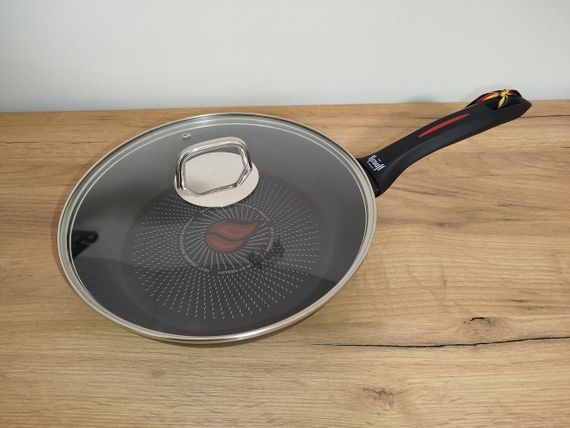 Сковорода антипригарная с крышкой Krauff Smart Fry 26 см 88-222-115 алюминиевая для всех плит | Зображення 2