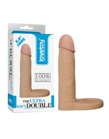 Насадка для подвійного проникнення - The Ultra Soft Double 5.8" sexstyle
