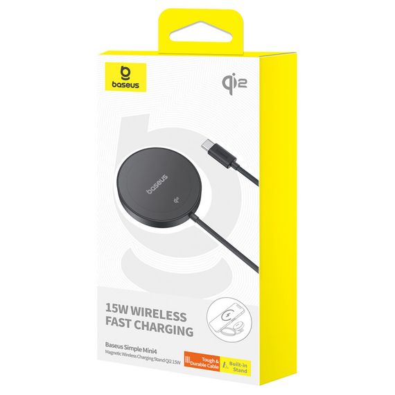 БЗП Baseus Simple Mini4 Magnetic Wireless Charging Stand 15W (P10273300121-02) | Зображення 7