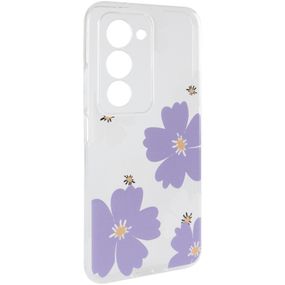 Чохол TPU Clear Joy для Xiaomi Redmi 15 4G (Global) / 5G Pastel Daisies