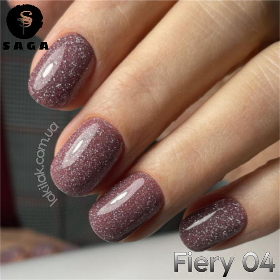Світловідбиваючий гель-лак SAGA 04 Fiery 9мл | Зображення 6