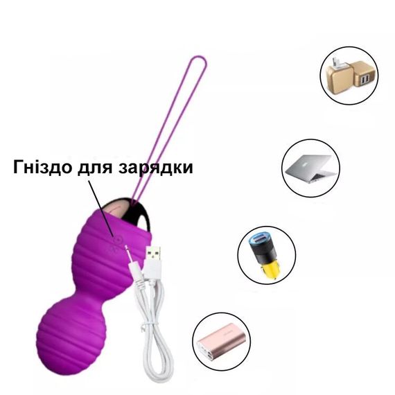 Вагинальные шарики (тренажер Кегеля) с вибрацией | Зображення 8