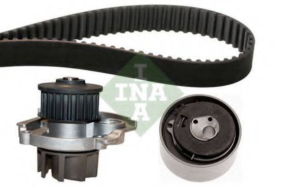 Водяний насос + комплект ременя FORD (Вир-во INA) INA 530046230 на FIAT PANDA (169)