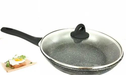Сковорідка з кришкою Benson BN-492 26см, з мармуровим покриттям | Зображення 2