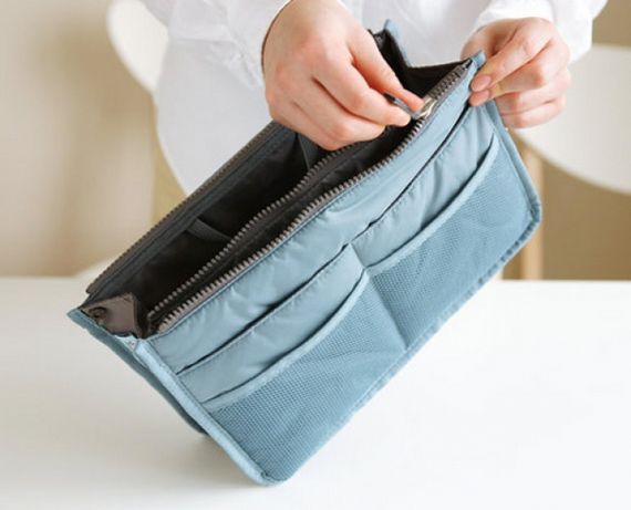 Органайзер сумка в сумку Bag in bag maxi блакитний | Зображення 2