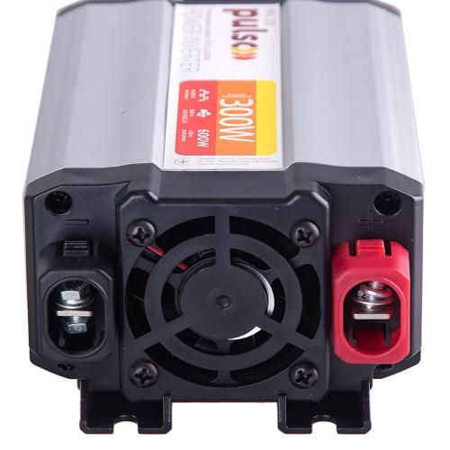 Перетворювач напруги PULSO/IMU 320/12V-220V/300W/USB-5VDC2.0A/мод.хвиля/прикуривач+клеми | Зображення 4
