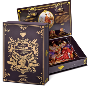 Набір цукерок Богдан Хмельницький АМЕТИСТ ПЛЮС художня коробка (213667)