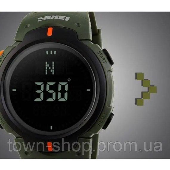 Часы наручные мужские SKMEI 1231AG ARMY GREEN. Цвет: зеленый | Зображення 3