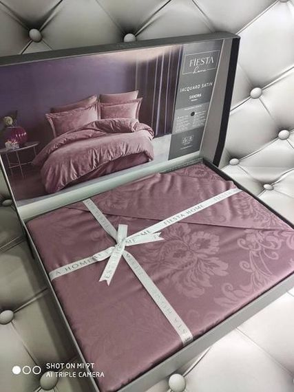 Постельное белье Fiesta Sandra murdum Жаккард Хлопок Евро размер (4 наволочки)