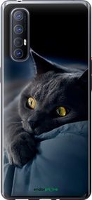 Чохол на Oppo Reno 3 Pro Димчастий кіт "825u-1878-2448"