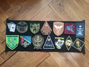 Стенд для шевронов 20*50см (черный)