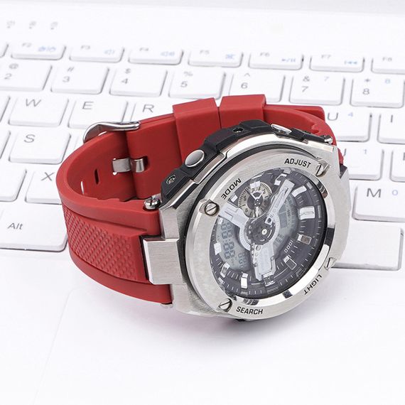 Ремешок для Casio G-Shock GST-W300 Red SI | Зображення 1