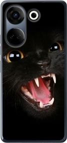 Чехол на Tecno Camon 20 Pro Чёрная кошка "932u-3100-17620"