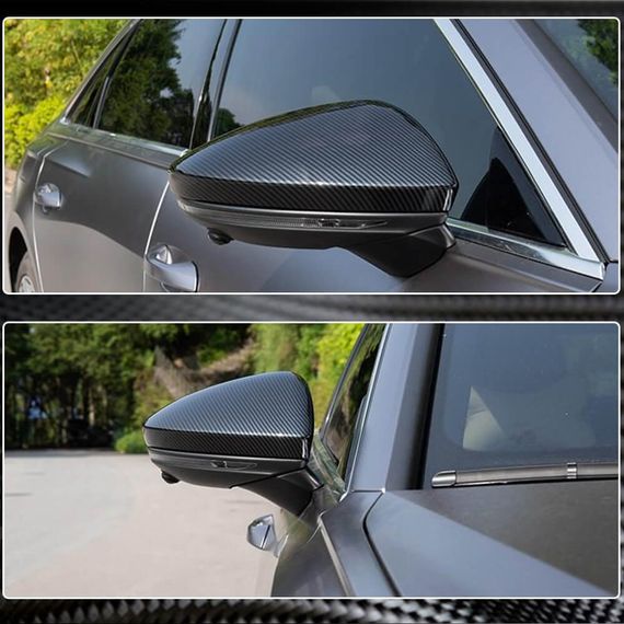 Замена накладок на зеркала LHD (Карбон) V2 для Ауди A6 C8 2018- гг | Зображення 2