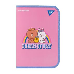 Папка факультативная A4 YES Line Friends Dream 492223 34х24х3 см