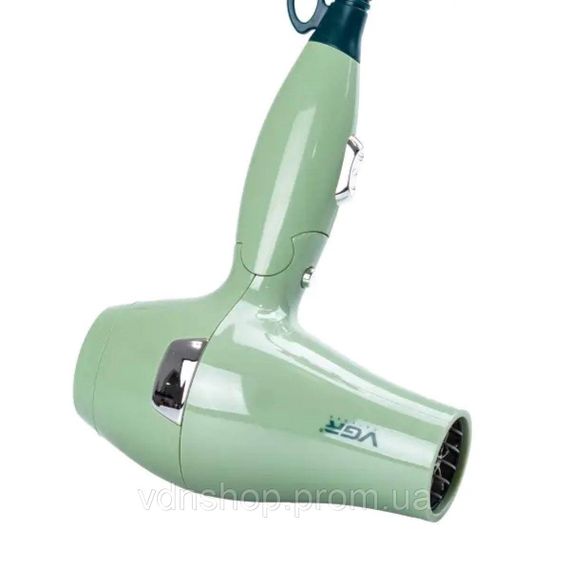 Фен для волосся VGR HPV432 з концентратором 1000 Вт Зелений | Зображення 2