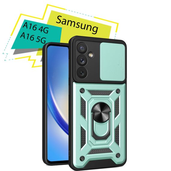 Чохол до мобільного телефона BeCover Military Samsung Galaxy A16 4G SM-A165/A16 5G SM-A166 Dark Green (713070) | Зображення 2