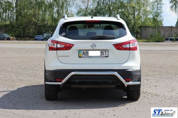 Задня дуга AK007-Plus (нерж) для Nissan Qashqai 2014-2021рр | Зображення 2