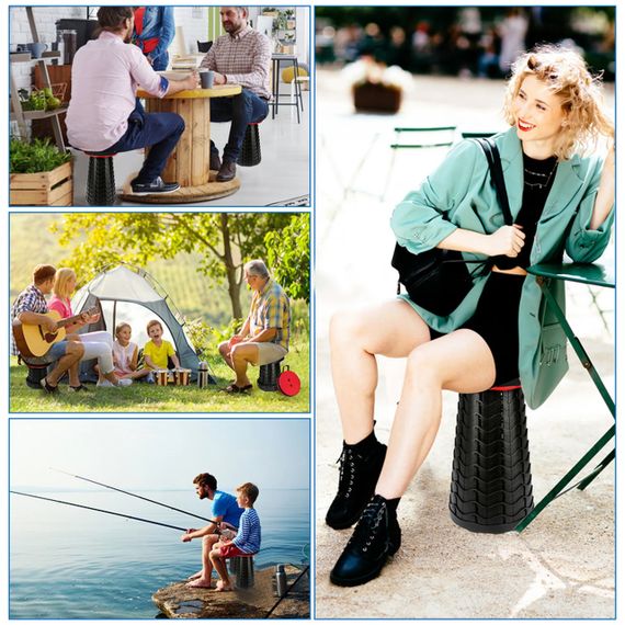 Портативний висувний складний стілець Легкий та компактний XPRO Retractable Folding Stools (40900-14443_231) | Зображення 6