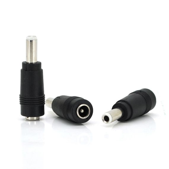 Переходник DC 5.5x2.1mm (мама) - 5.5х2.5mm (папа) White
