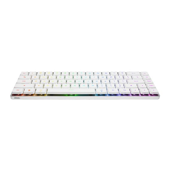 Клавіатура ASUS ROG Falchion RX Low Profile Red Wireless/Bluetooth/USB UA White (90MP03EC-BKMA10) | Зображення 1
